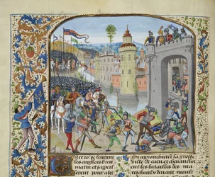 Bitva u Caen v roce 1346, asi 1470-1475.