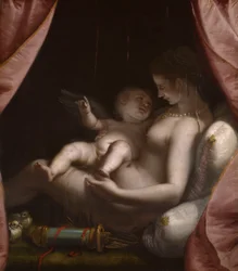 Venuše a Amor