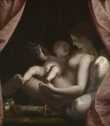 Venuše a Amor, c. 1570.