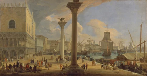 Molo s vévodským palácem, c. 1710