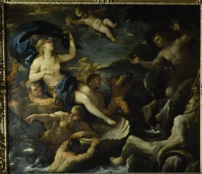 Acis a Galatea (olej na plátně)