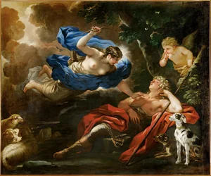 Diana a Endymion (malba na plátně)
