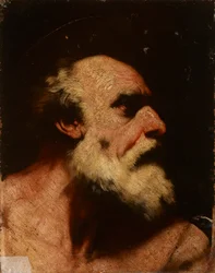 Svatý Bartoloměj (detail obrazu)