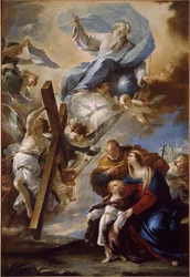 Svatá rodina se symboly umučení, c. 1660.