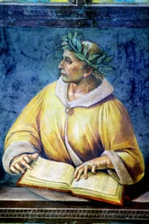 Vergilius, portrét z cyklu Illustrious people