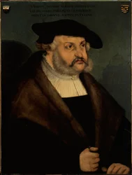 Portrét Fridricha III., saského kurfiřta 1463-1525.