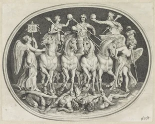 Allegorische triumf van keizer Licinius Různé figurky Agati Antique (název série)
