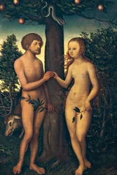 Adam a Eva, Lucas Cranach starší (1472-1553)