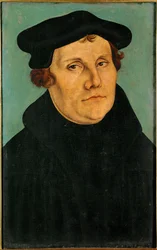 Martin Luther Olej na ... (olej na dřevě)