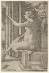 Spravedlnost, ze série The Virtues, 1530.