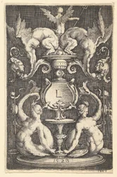 Panel Ornament se dvěma sirénami, 1528.
