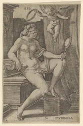 Prudence, ze série Sedm ctností, 1530.