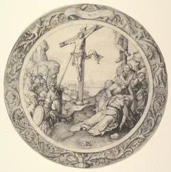 Ukřižování, z Kruhové pašije, 1509.