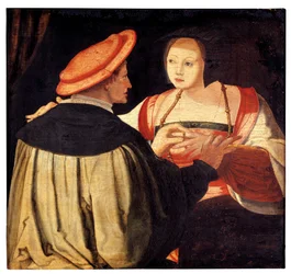 The Engagement (olej na panelu)