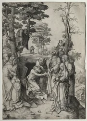 Vzkříšení Lazara v roce 1508.