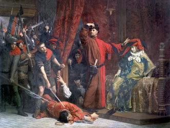 „Probošt obchodníků a jeho dědic Charles“, 1879