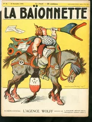 Obálka "The Bayonet", Satirical in Color