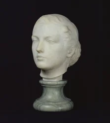 Hlava Jane Poupelet (1878-1932) 1897 (mramor)