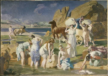 Nausicaa, 1915 (olej na plátně)