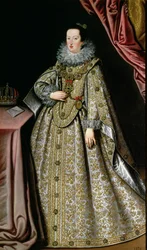 Eleanor Gonzaga (1598-1655), manželka Ferdinanda II. (1578-1637), císař Svaté říše římské, počátek 17.