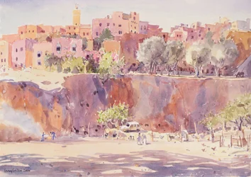 Darricha, Fes, 2000 (akvarel na papíře)