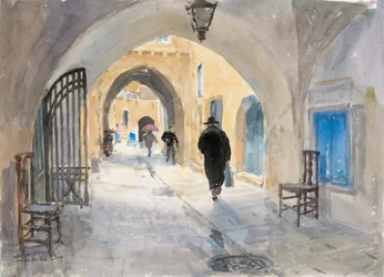 Going Home, Habad Street, Jeruzalém, 2019 (bez papíru)