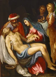 Pieta, Deplorace (malba na plátně)