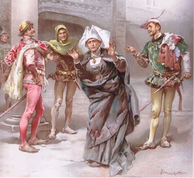 Sestro Bože, dobrý den, pánové., ilustrace z Romea a Julie,