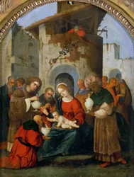 Klanění tří králů, 1522.