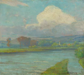 Krajina s řekou