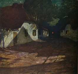 Měsíční noc, c1900, 1905