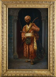 Arabská garda (olej na plátně)