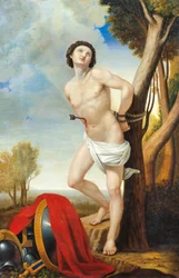 Umučení svatého Šebestiána, Luigi Asioli (1817-77), olej na plátně