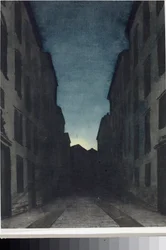 A Road Perspective (Akvarel, cca 1825)
