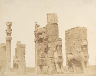 Starobylá brána do Persepolis], 1858.
