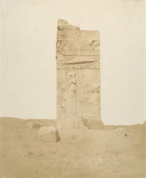 Ruina na třetí terase, Persepolis, 1858.