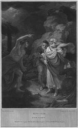 Král Lear. Zákon III. Scéna IV, 1792