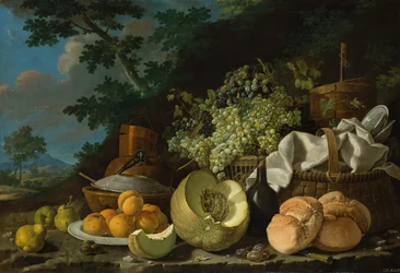 Odpolední jídlo La Merienda, ca. 1772.