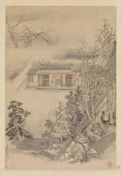 Pití v bambusové zahradě, 1773.