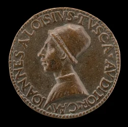 Giovanni Alvise Toscani, c. 1450-1478, milánský právní poradce, konzistorní advokát ... [avers].