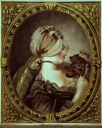 Provokující věrnost vyryl Louis Marin Bonnet (1743-93)