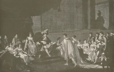 Sňatek prince Jeronýma Bonaparta a princezny Frederiky Kateřiny Würtemberské, 1807, 1896