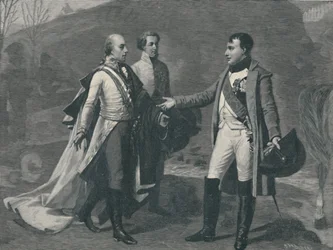 Setkání Napoleona a Františka I. po Slavkově, 1805, 1896