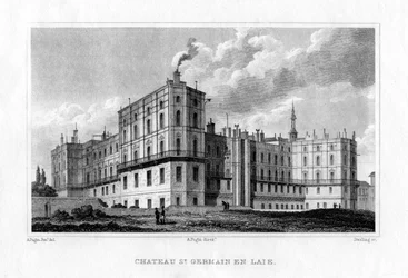 Zámek Saint Germain en Laye, Paříž, c1830