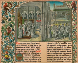 „Korunovace Jindřicha IV. Anglického“, kolem 1399, 1907