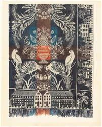 Boston Town Coverlet, 19351942.