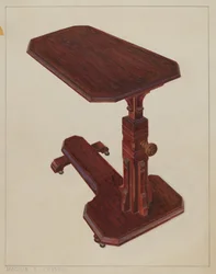 Neplatný noční stolek, c. 1936.