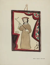 Oltářní obraz-Santa Rita, c. 1937.