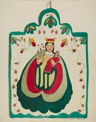 Dřevěný oltář, sv. 1937.