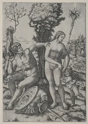 Venuše, Mars a Amor, 1508.